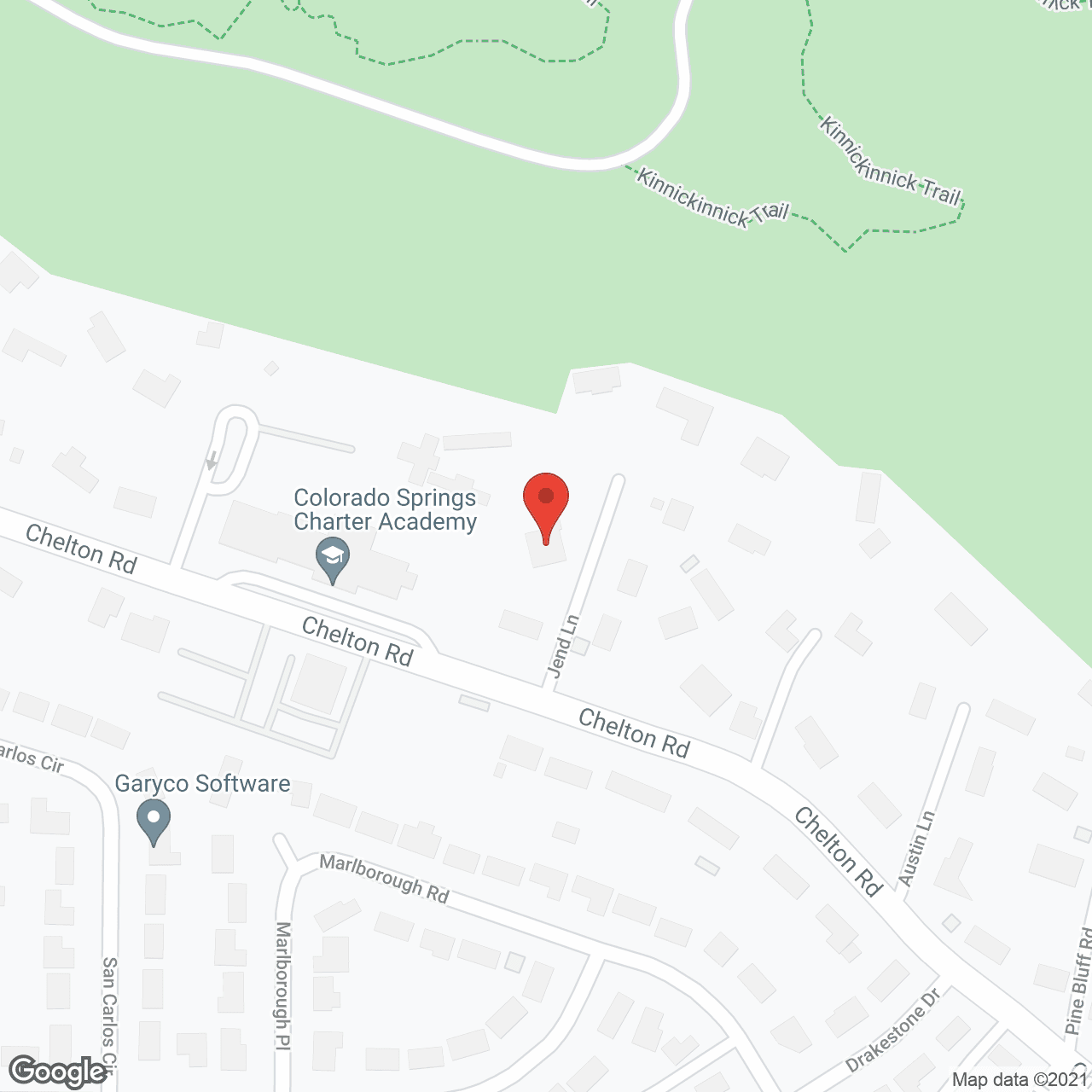 Map of the neighborhood around St. Padre Pio Assisted Living