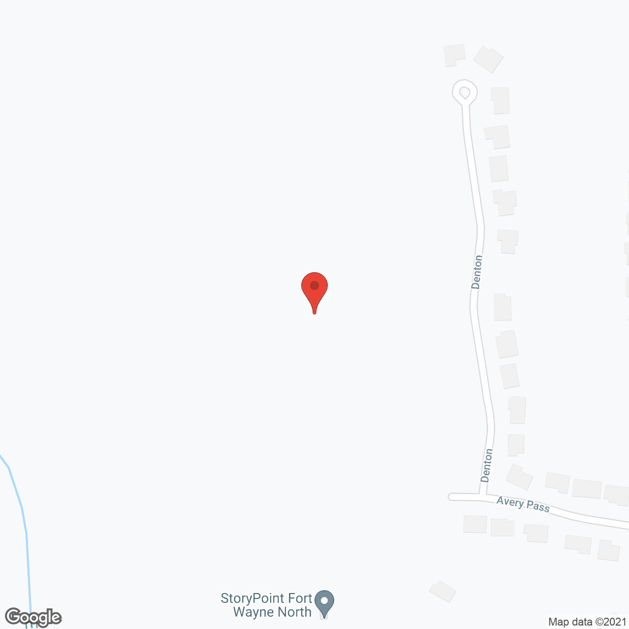 Map of the neighborhood around StoryPoint Fort Wayne North