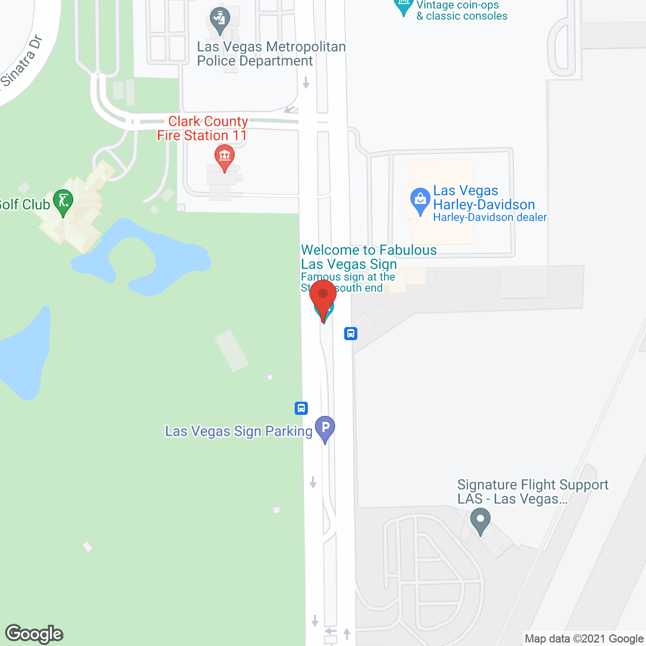 Map of the neighborhood around Cactus Valley Retirement Resort