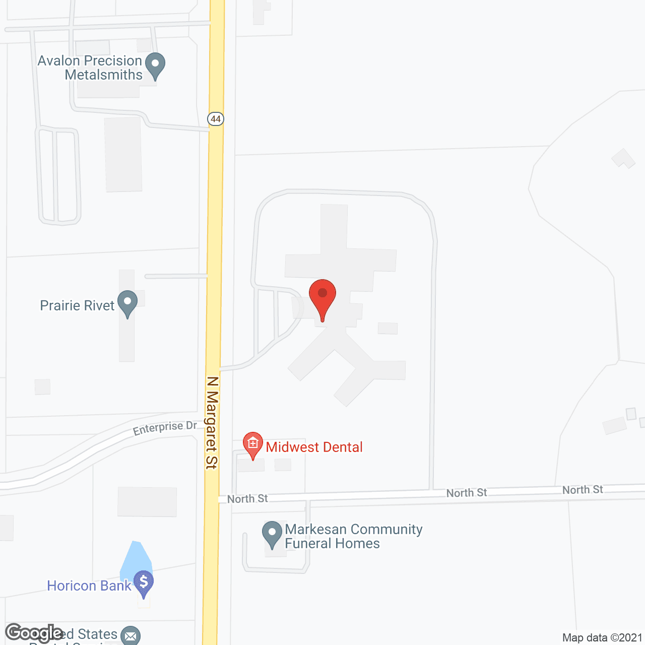 Map of the neighborhood around Markesan Resident Home/North Terrace