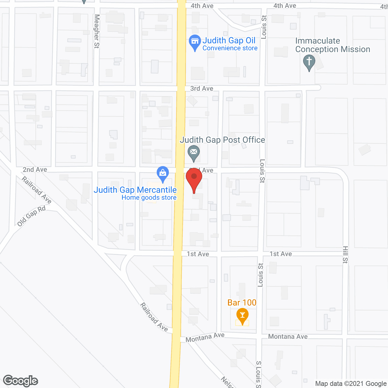 Map of the neighborhood around Strawberry Roan Stable Living, LLC