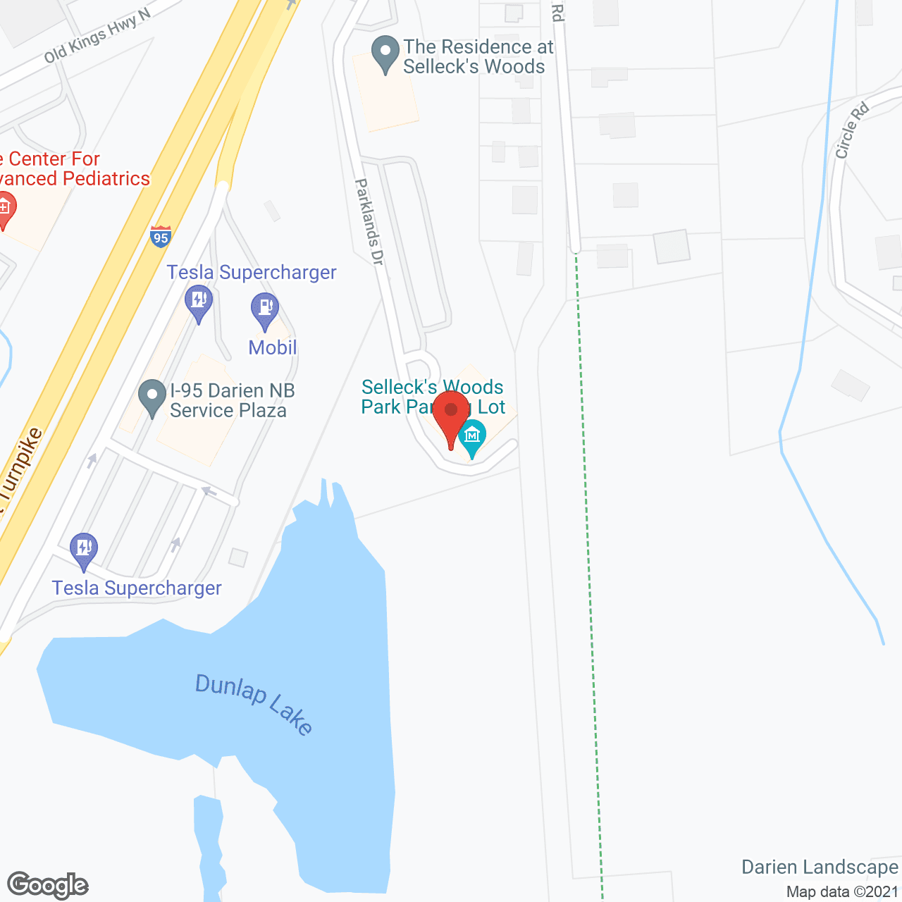 Map of the neighborhood around The Residence at Selleck's Woods