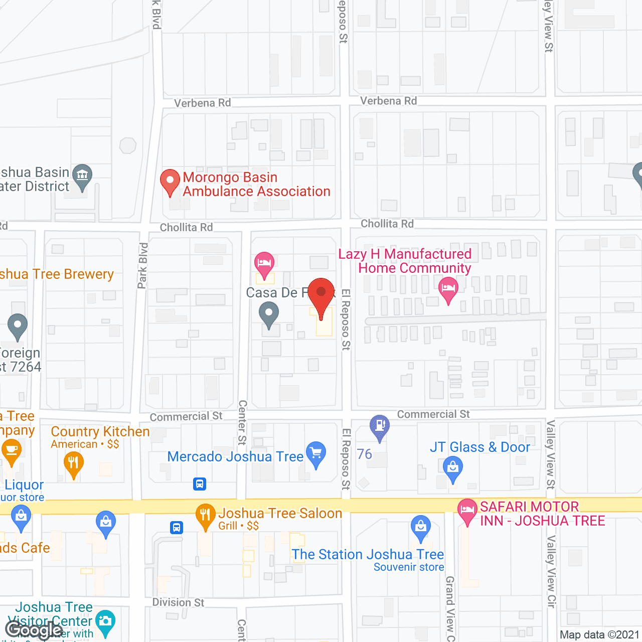 Map of the neighborhood around Crystal Care Villa