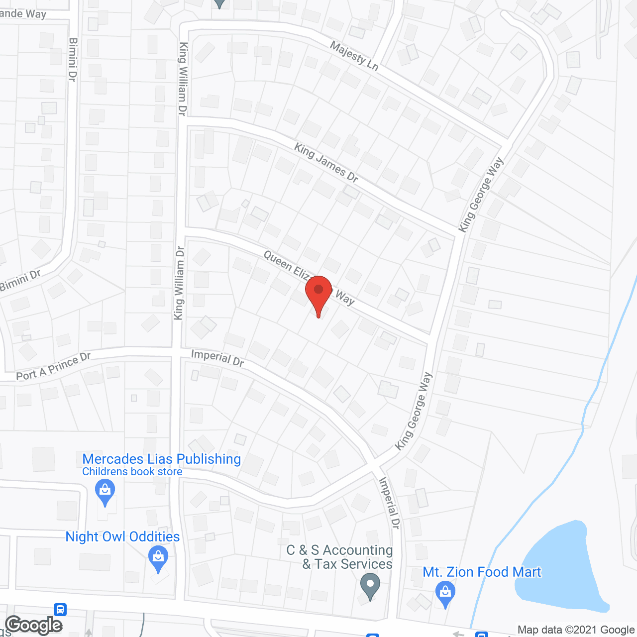 Map of the neighborhood around Lend A Hand Personal Care Home