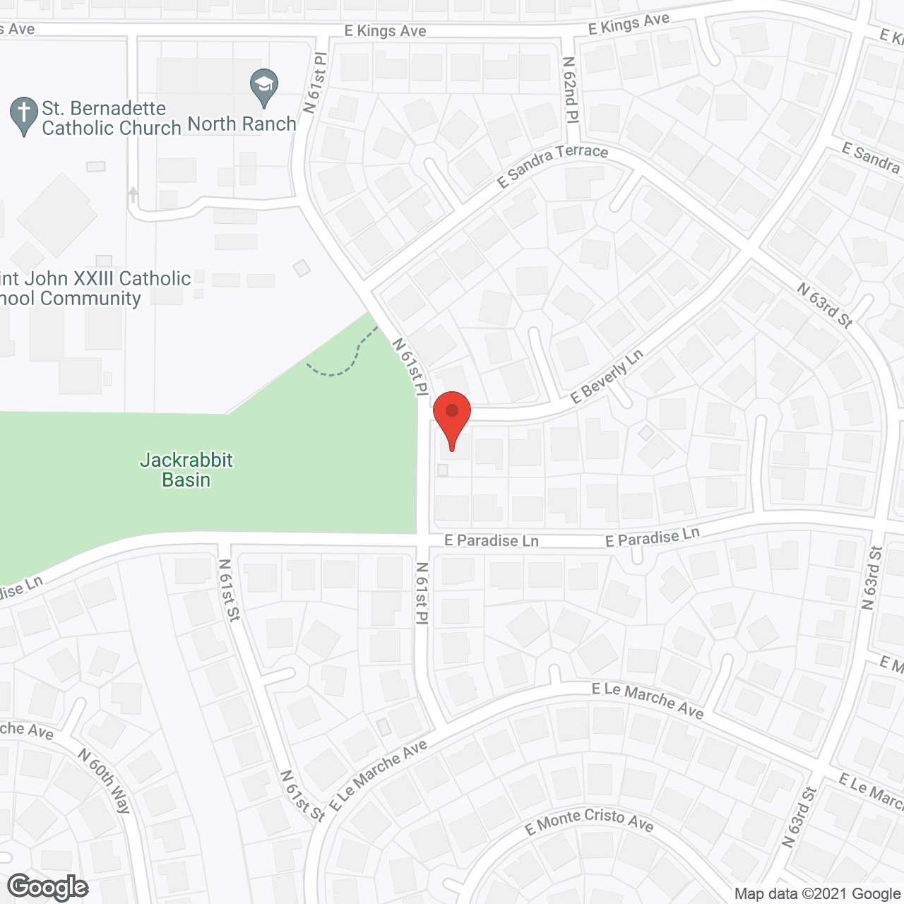 Map of the neighborhood around North Ranch Assisted Living LLC