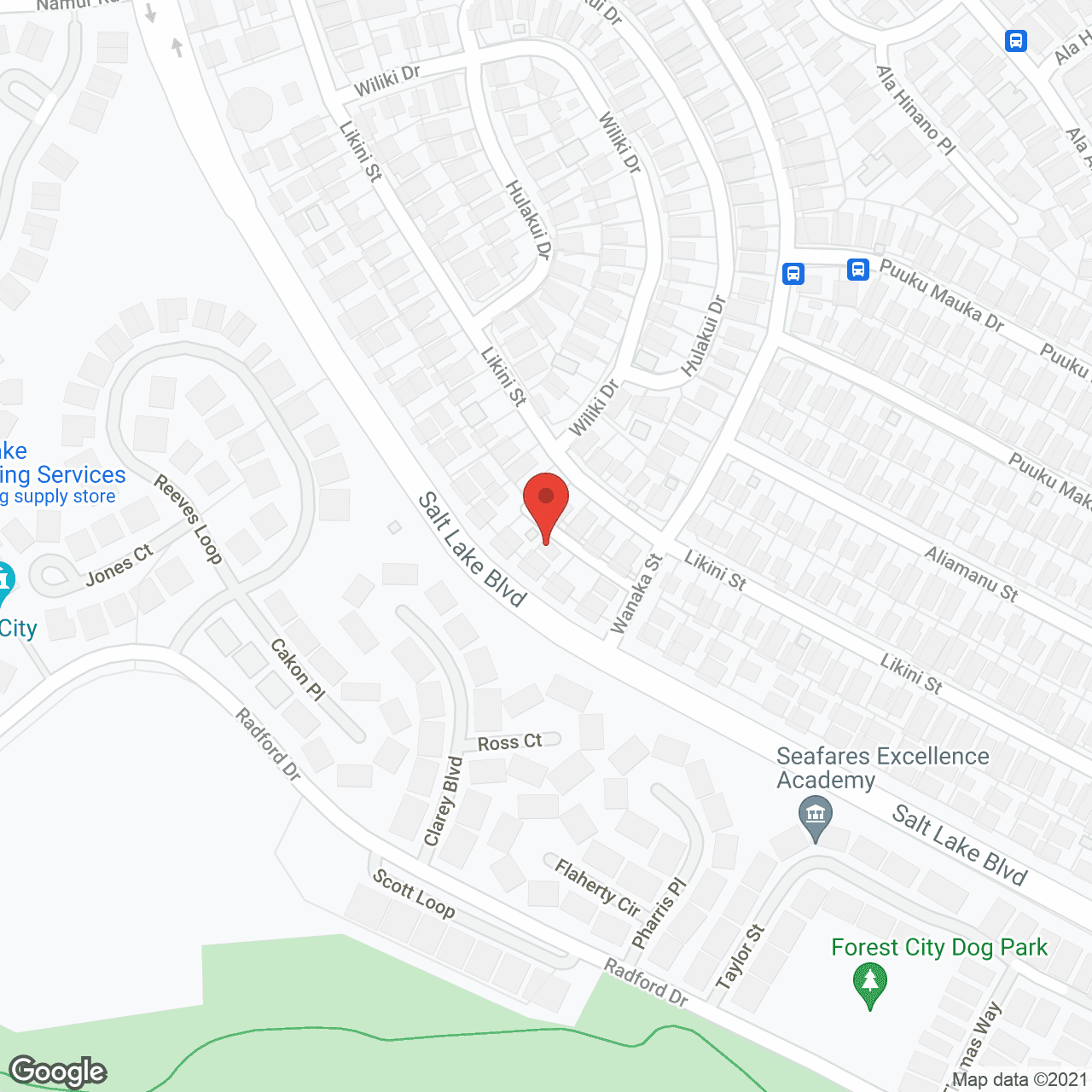 Map of the neighborhood around Serenity Barrie