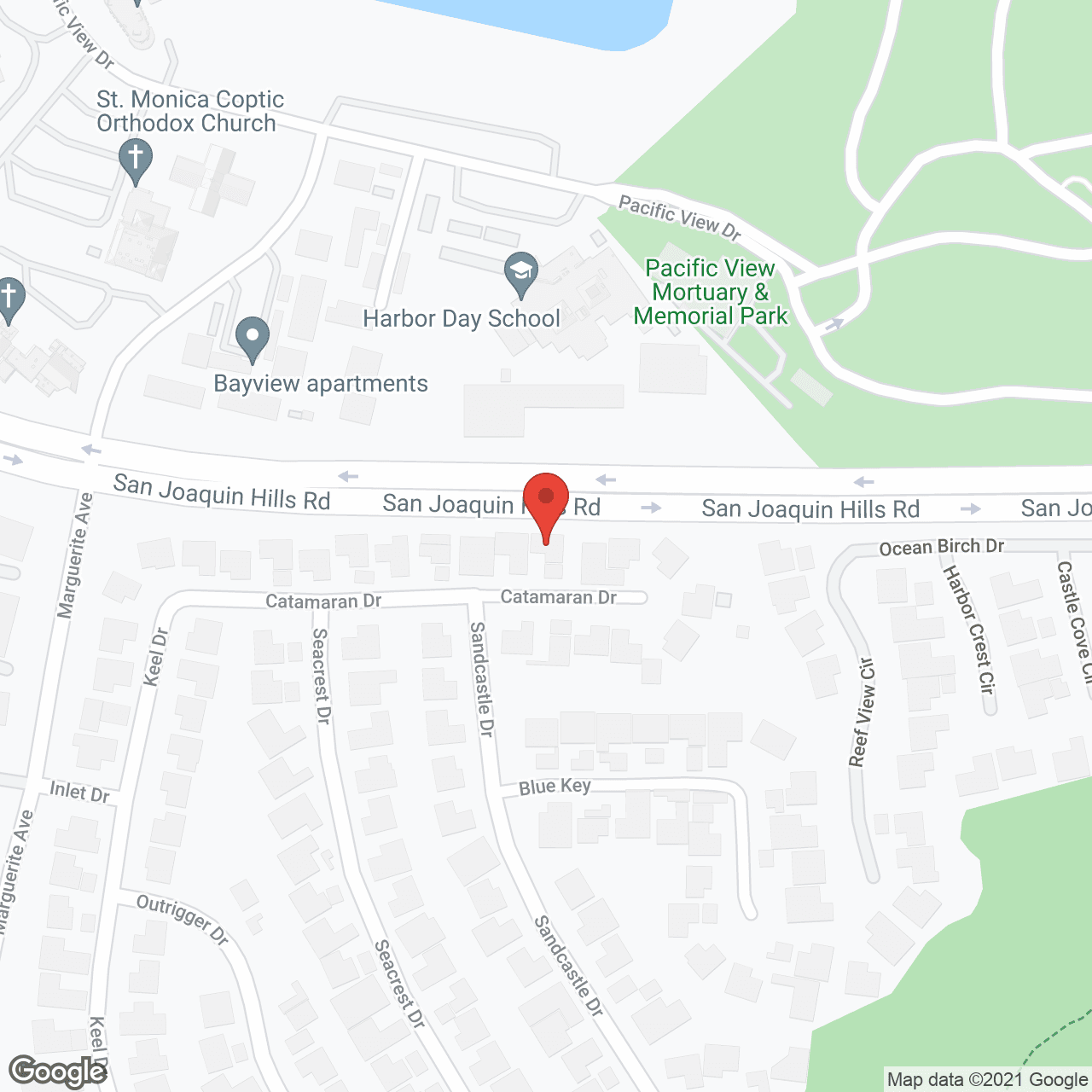 Map of the neighborhood around Astoria Retirement Residences