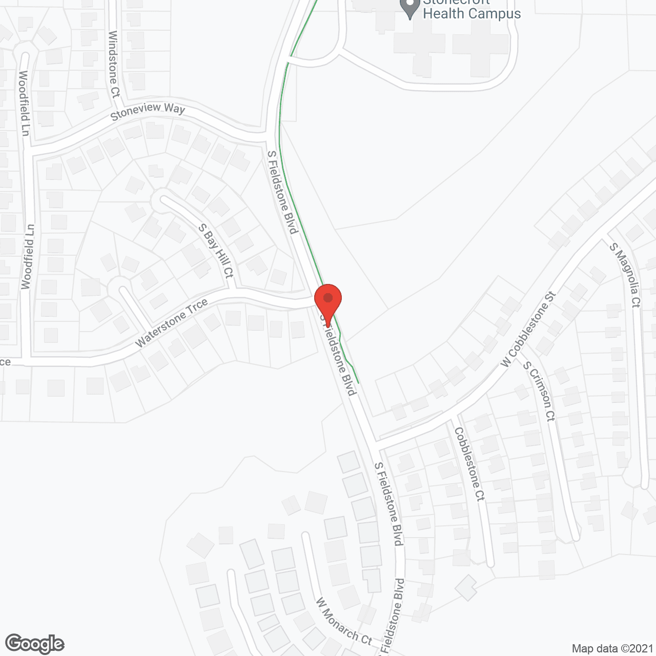 Map of the neighborhood around Stonecroft Health Campus