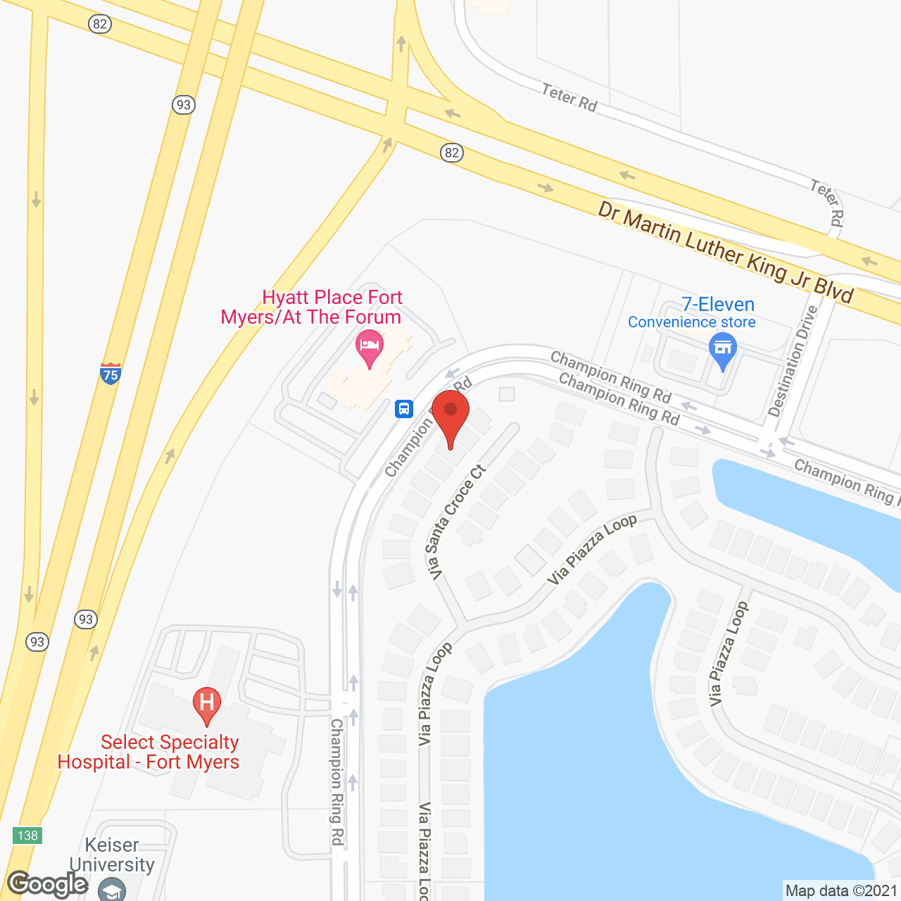 Map of the neighborhood around Cairn Park 2