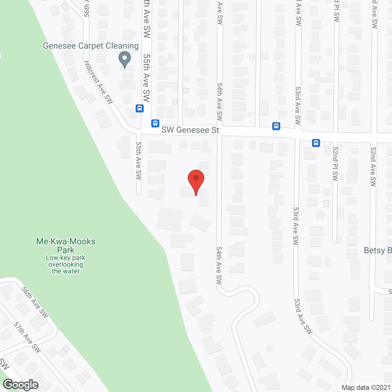Map of the neighborhood around Genesee Service Home Care LLC