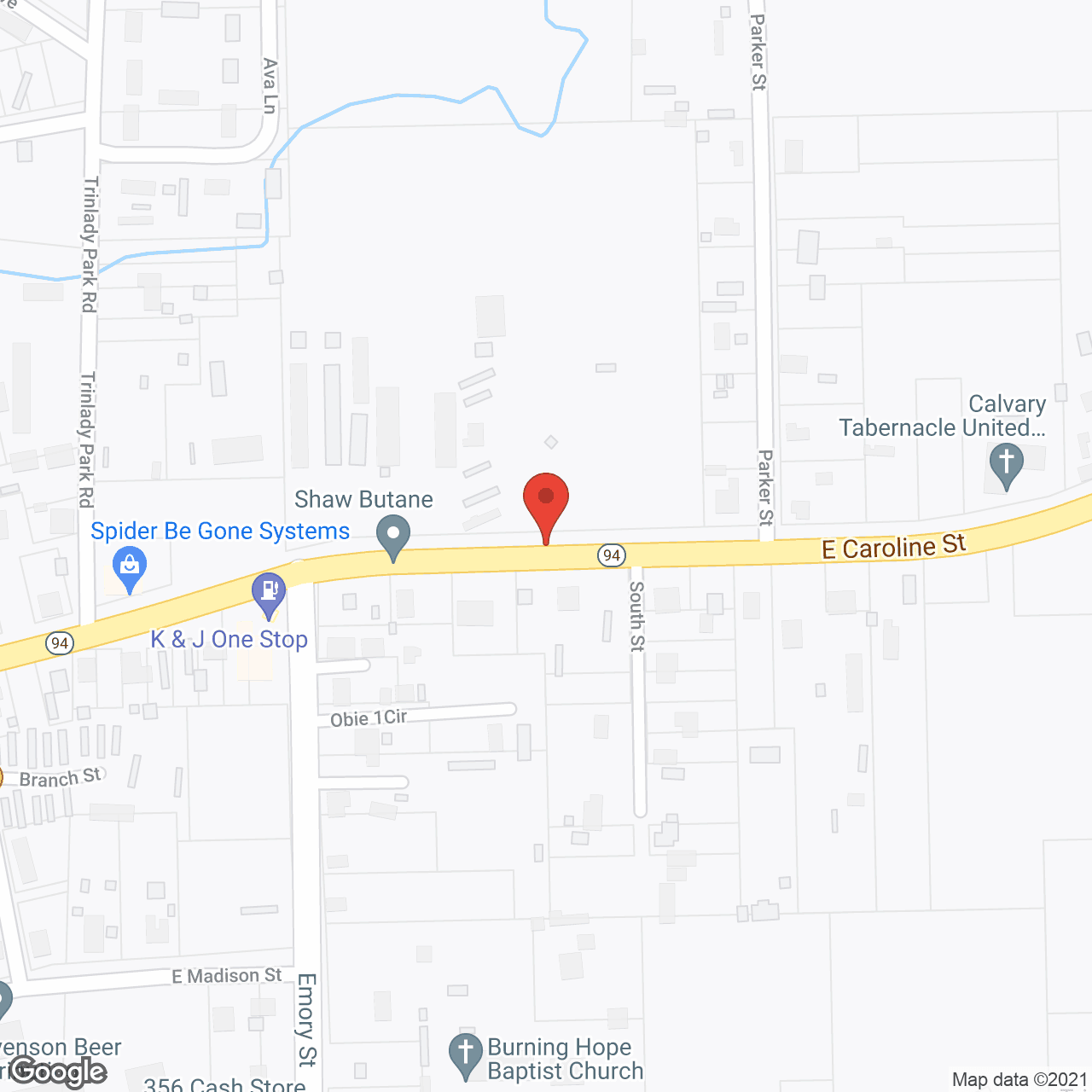 Map of the neighborhood around Trinity Rehabilitation & Healthcare Center