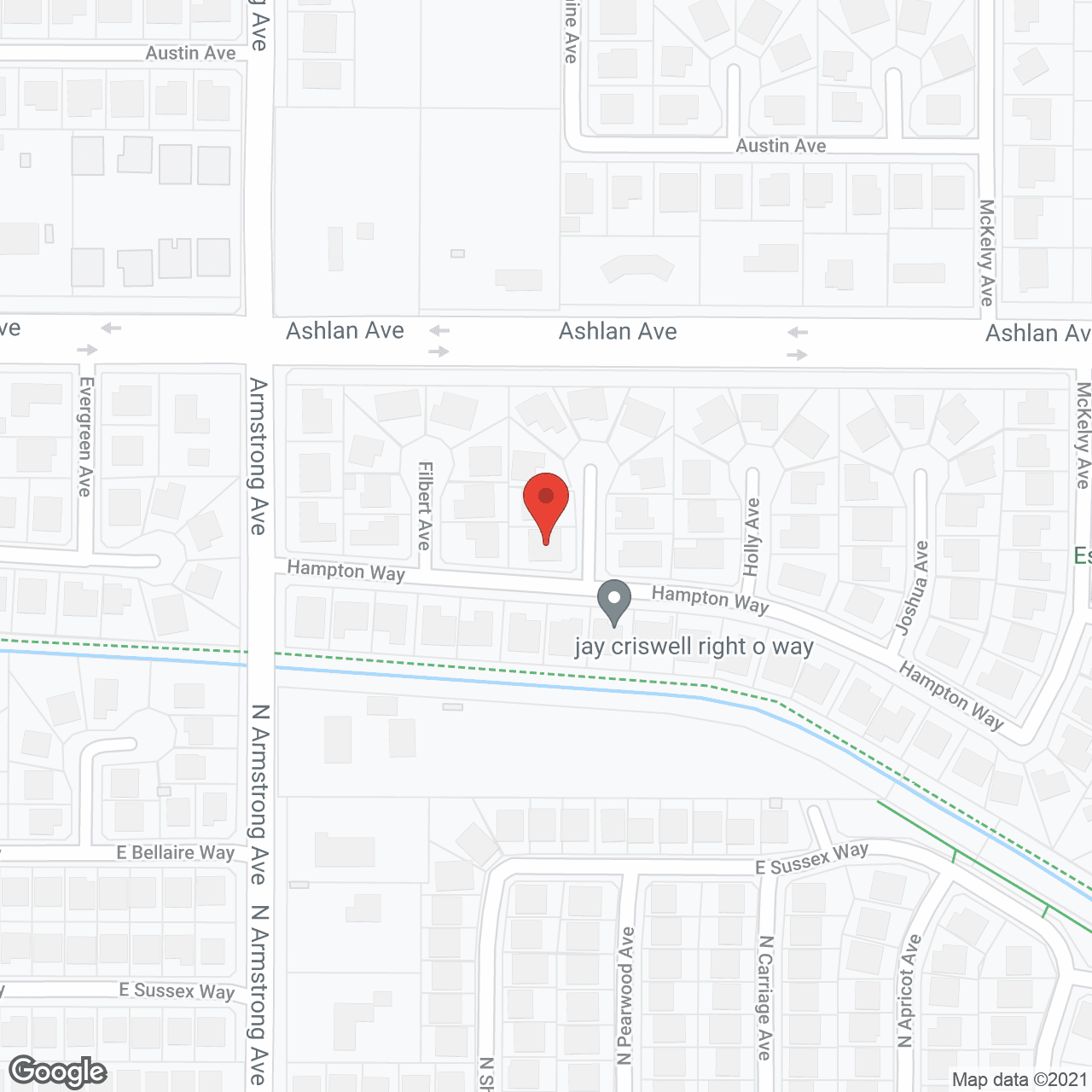 Map of the neighborhood around Marian Homes #3