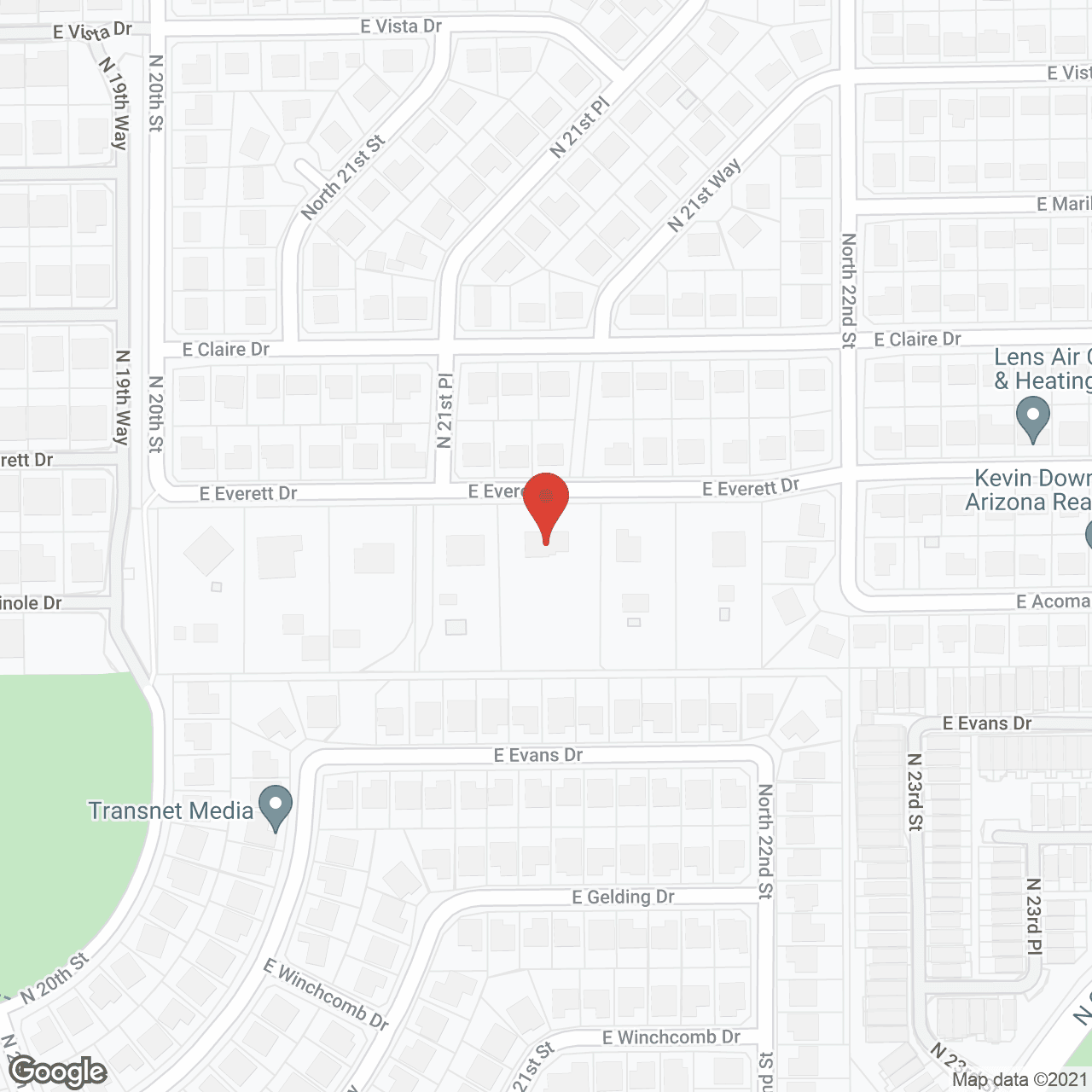 Map of the neighborhood around Ambiance Al