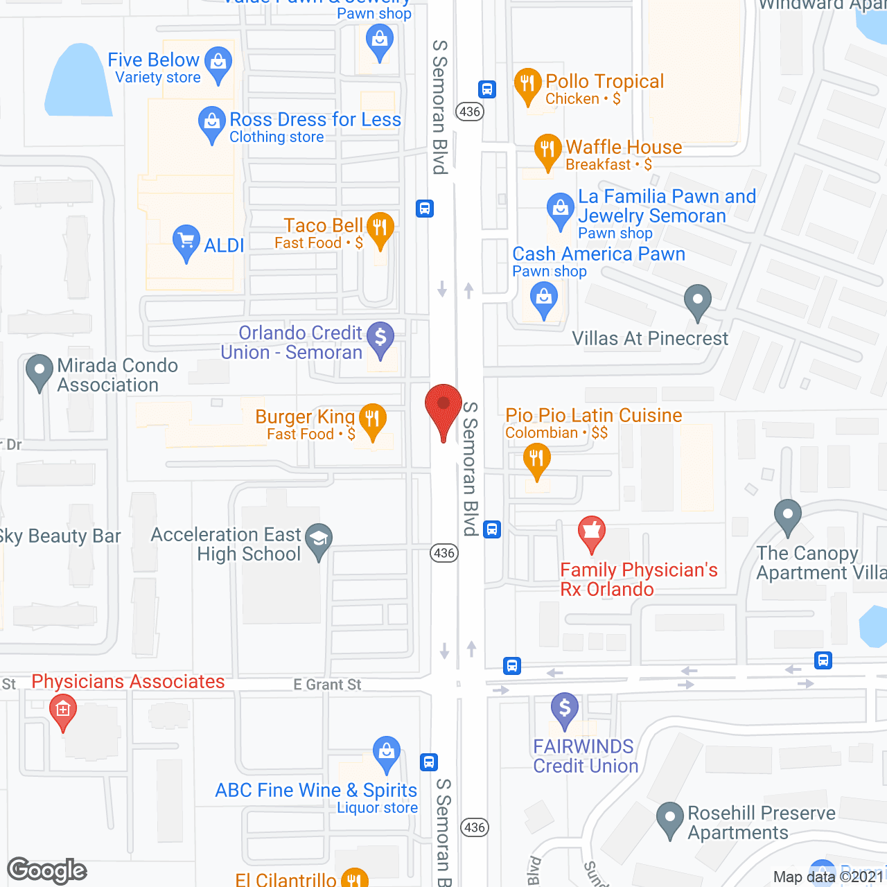 Excellence Senior Living in google map