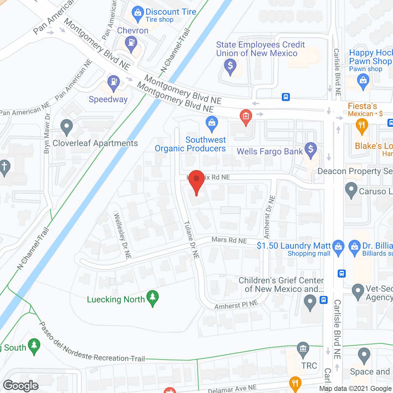 Map of the neighborhood around Tender Heart Assisted Living