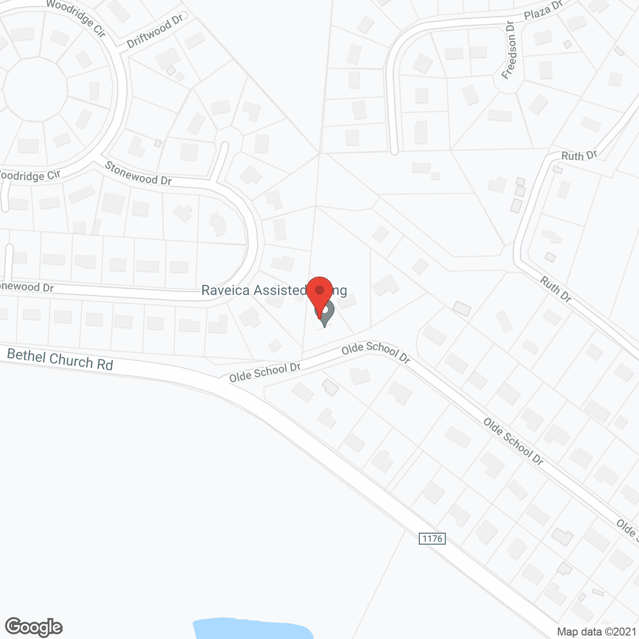 Map of the neighborhood around Mountain View Family Homecare