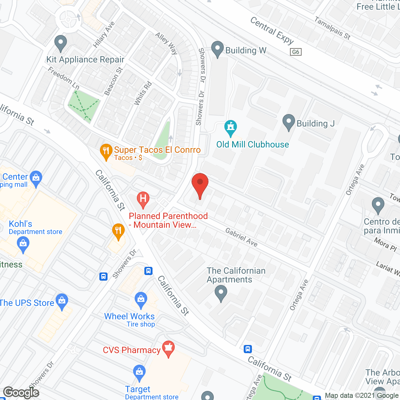 Map of the neighborhood around Maryrose Board And Care two