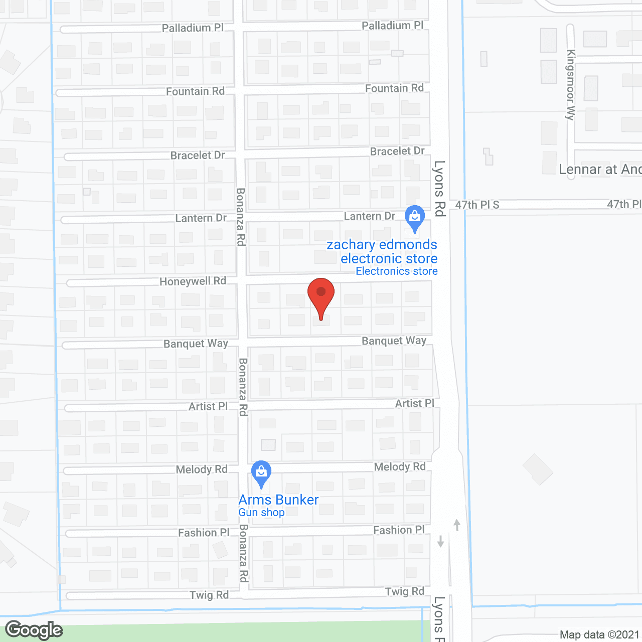 Map of the neighborhood around Beit Shalom
