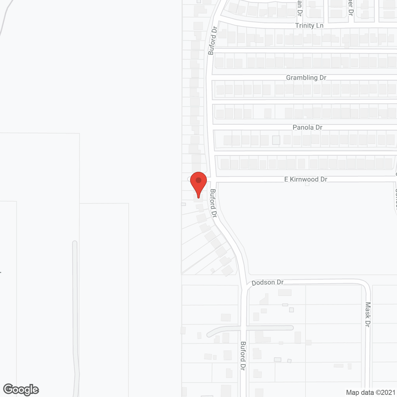Map of the neighborhood around Residential Care