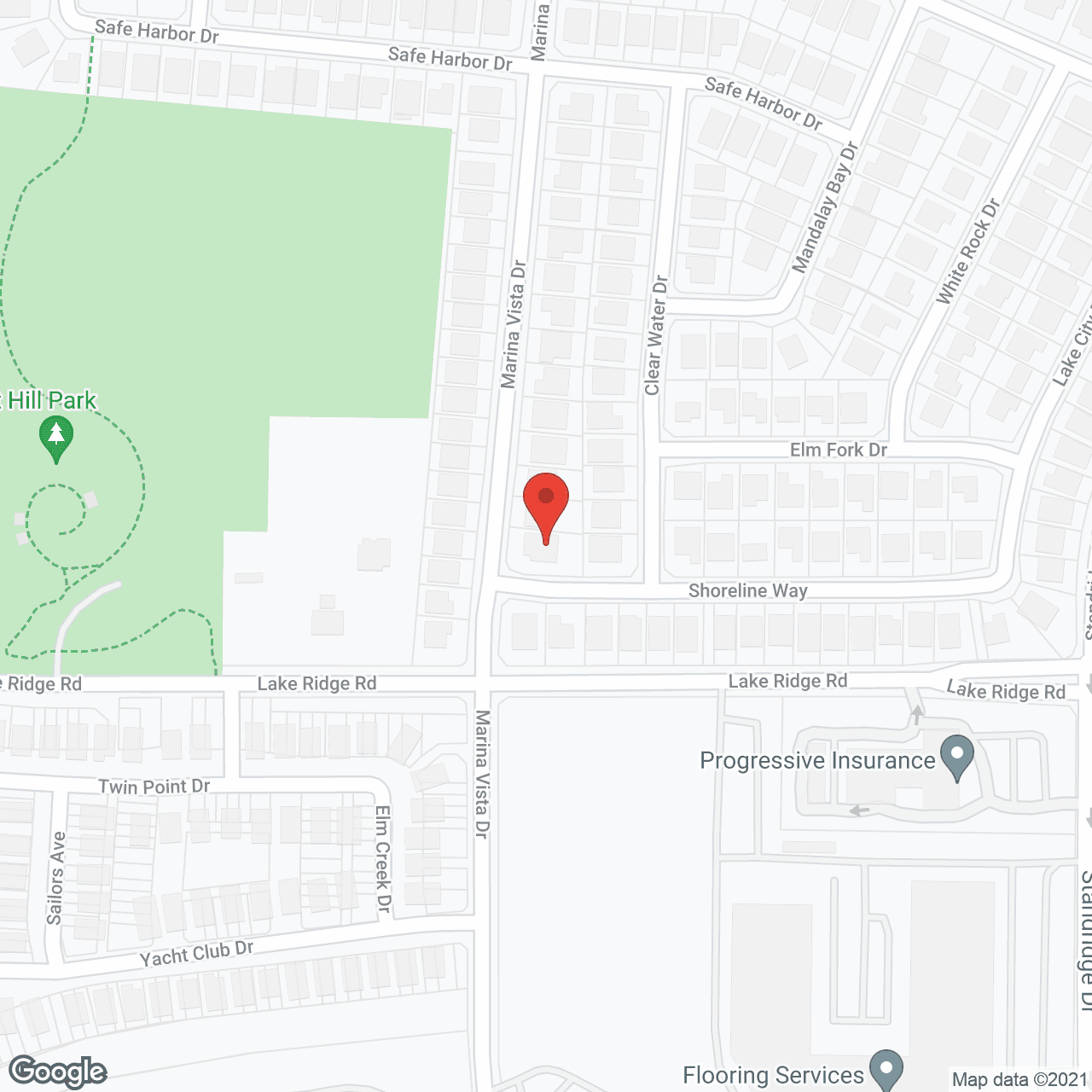 Map of the neighborhood around Gracious Care Home - The Colony