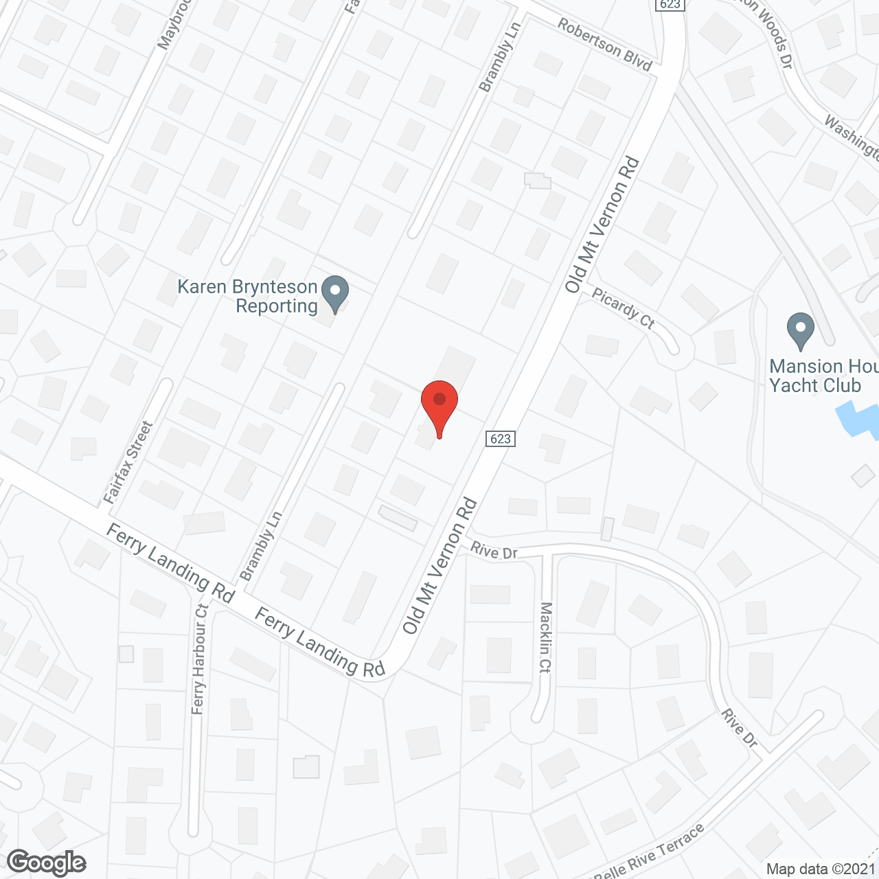 Map of the neighborhood around Westgate