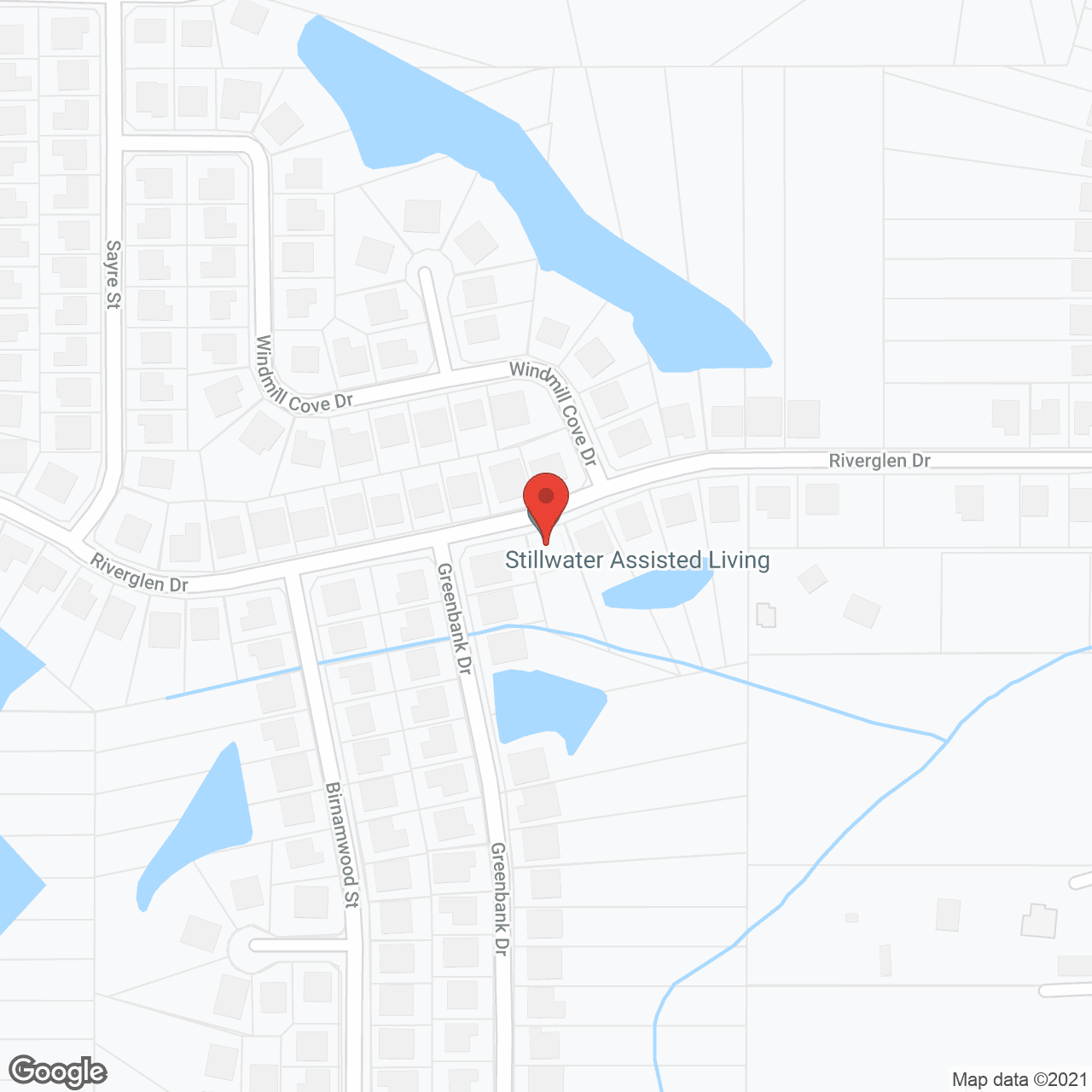Map of the neighborhood around Stillwater Assisted Living LLC