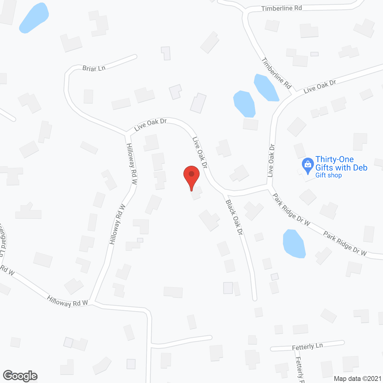 Map of the neighborhood around My Retirement House - Live Oak