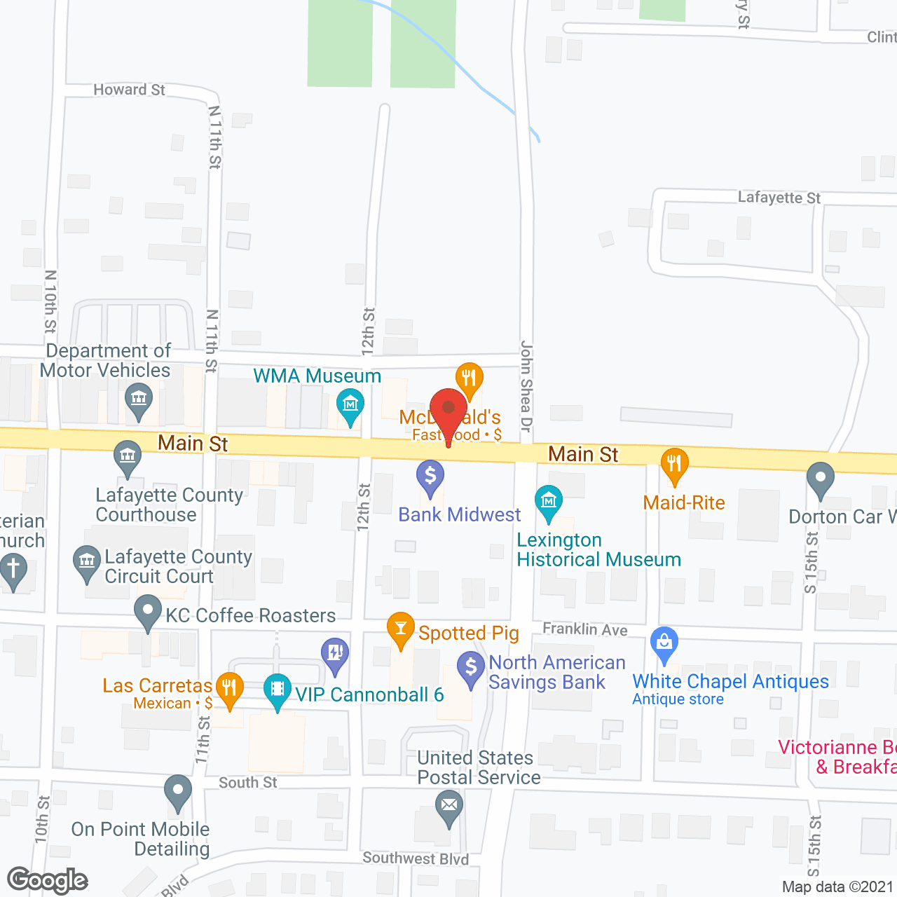 Map of the neighborhood around Summit Ridge Villas