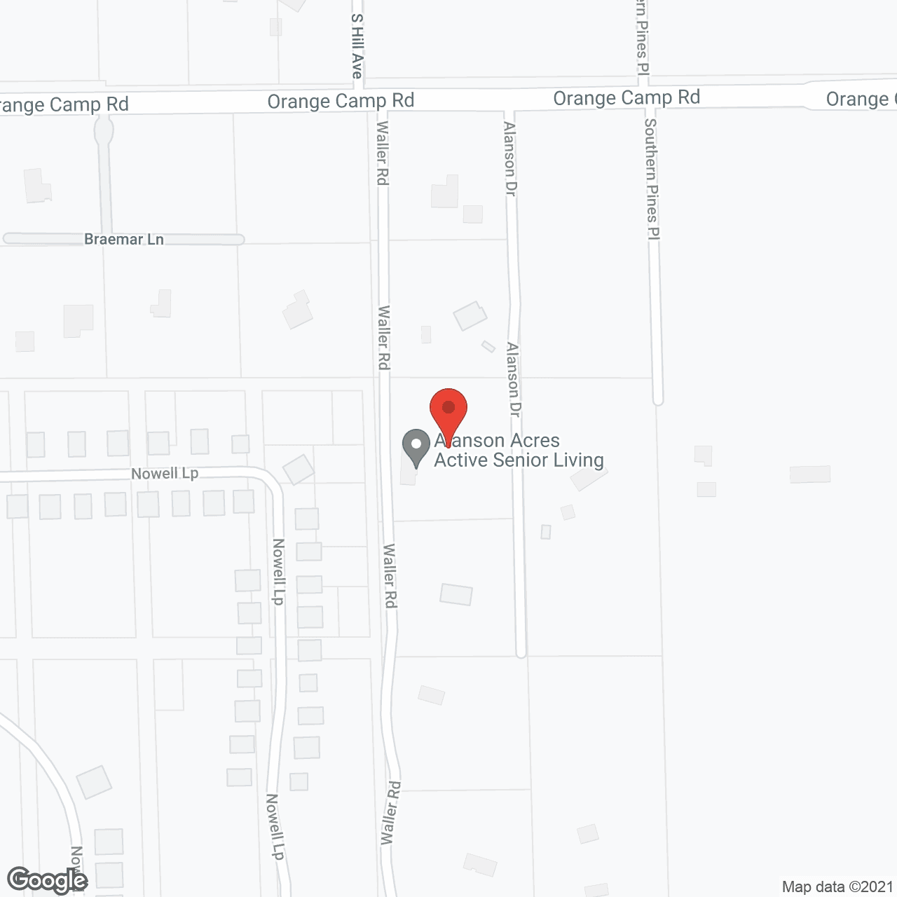 Map of the neighborhood around Alanson Acres Active Senior Living