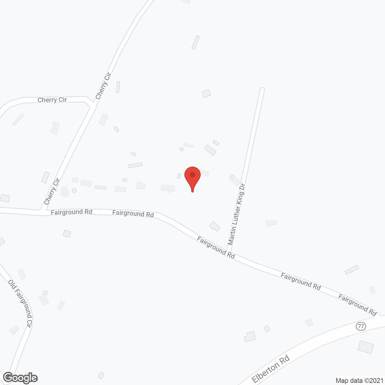 Map of the neighborhood around Morning Dove Personal Care