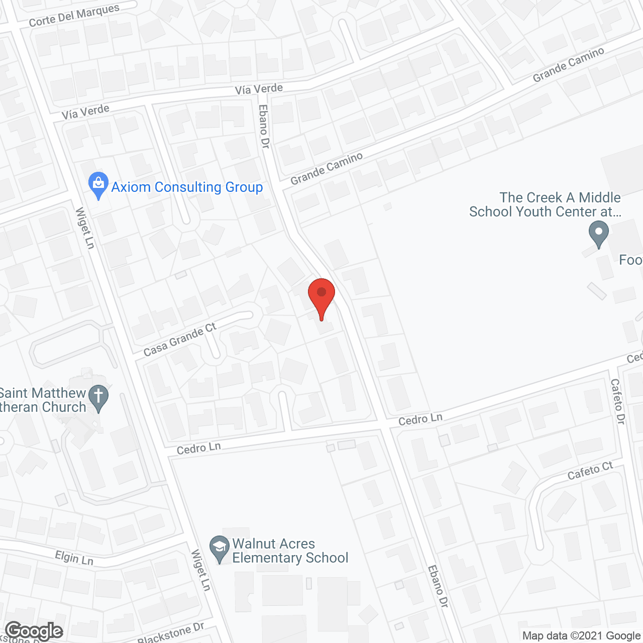 Map of the neighborhood around AGNES HOUSE