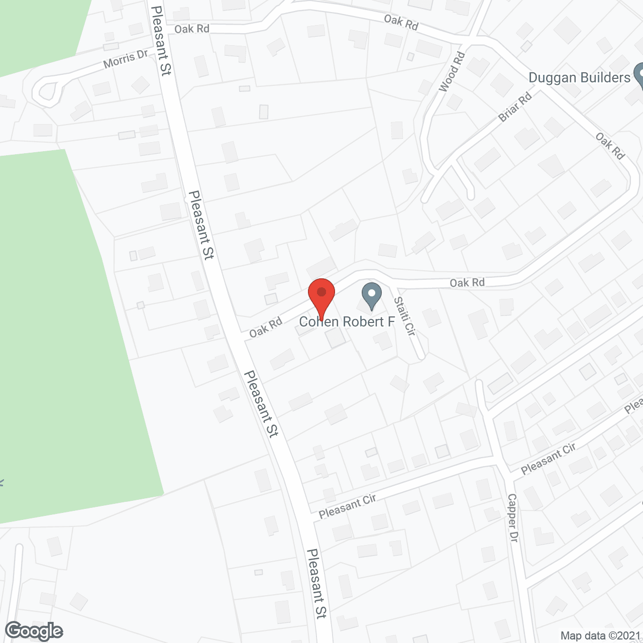 Map of the neighborhood around Brightview Canton