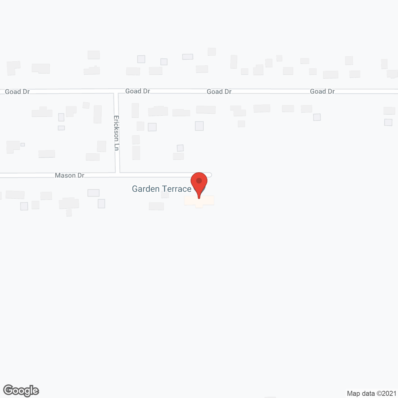 Map of the neighborhood around Garden Terrace Assisted Living
