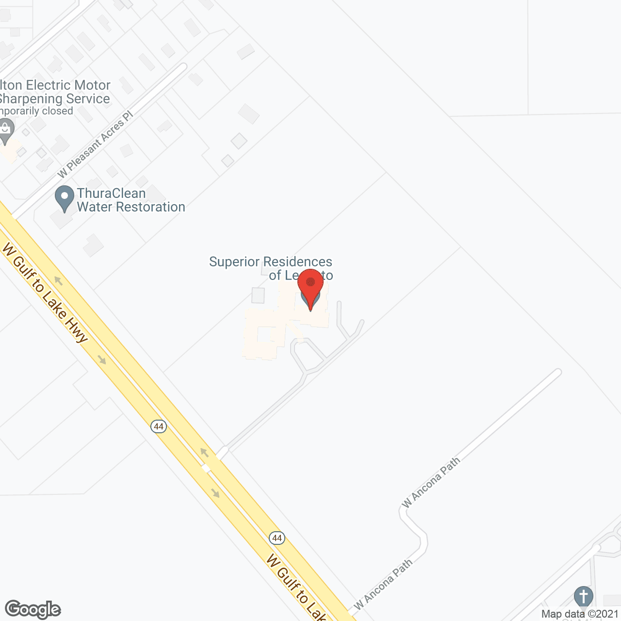Map of the neighborhood around Superior Residences at Lecanto