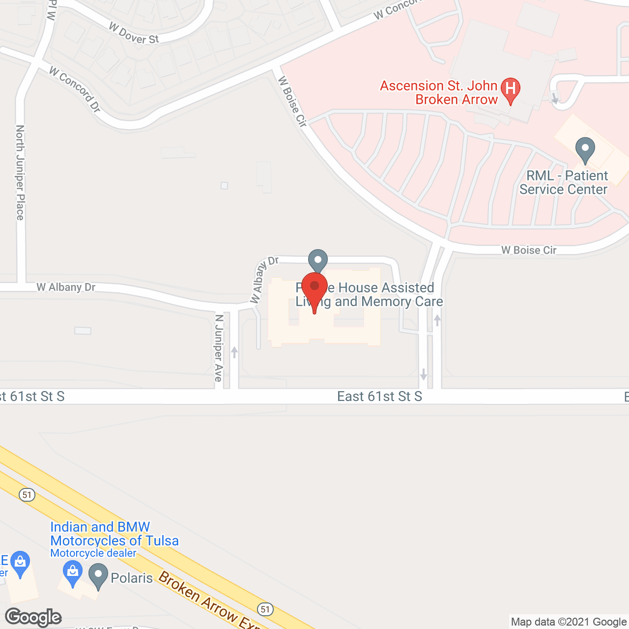 Prairie House Assisted Living and Memory Care in google map