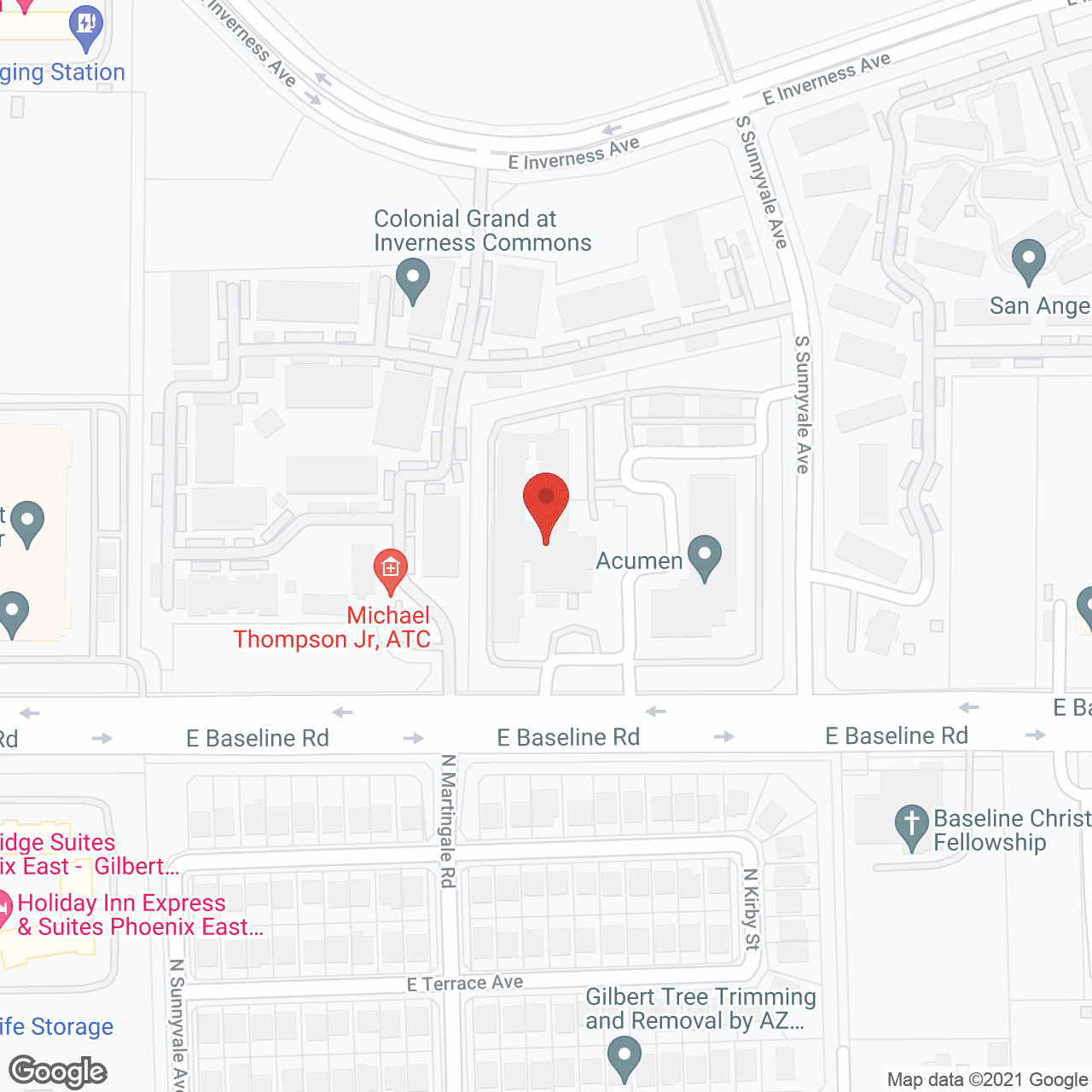Map of the neighborhood around Sante Of Mesa