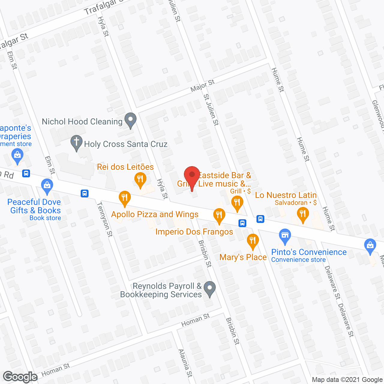 Map of the neighborhood around Maple Village Residence