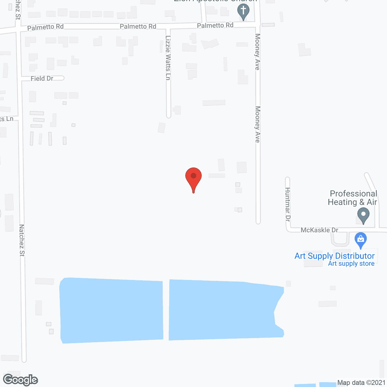 Map of the neighborhood around Summerfield of Hammond