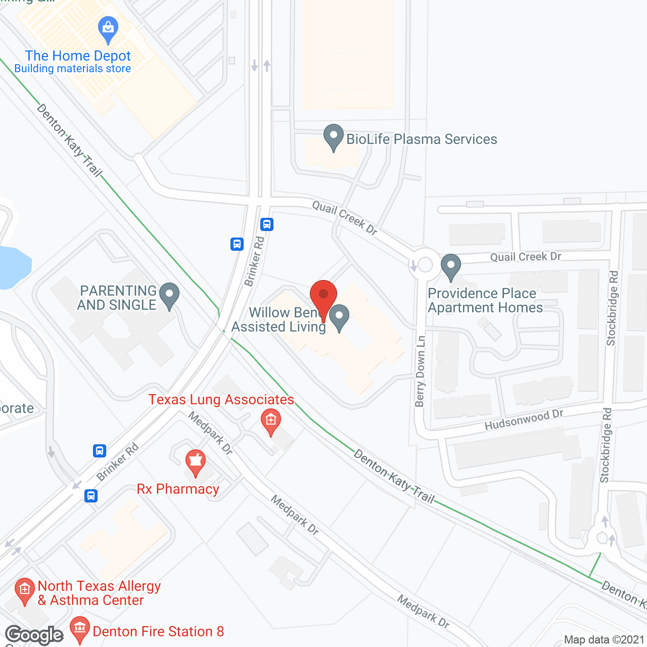 Willow Bend Assisted Living & Memory Care in google map