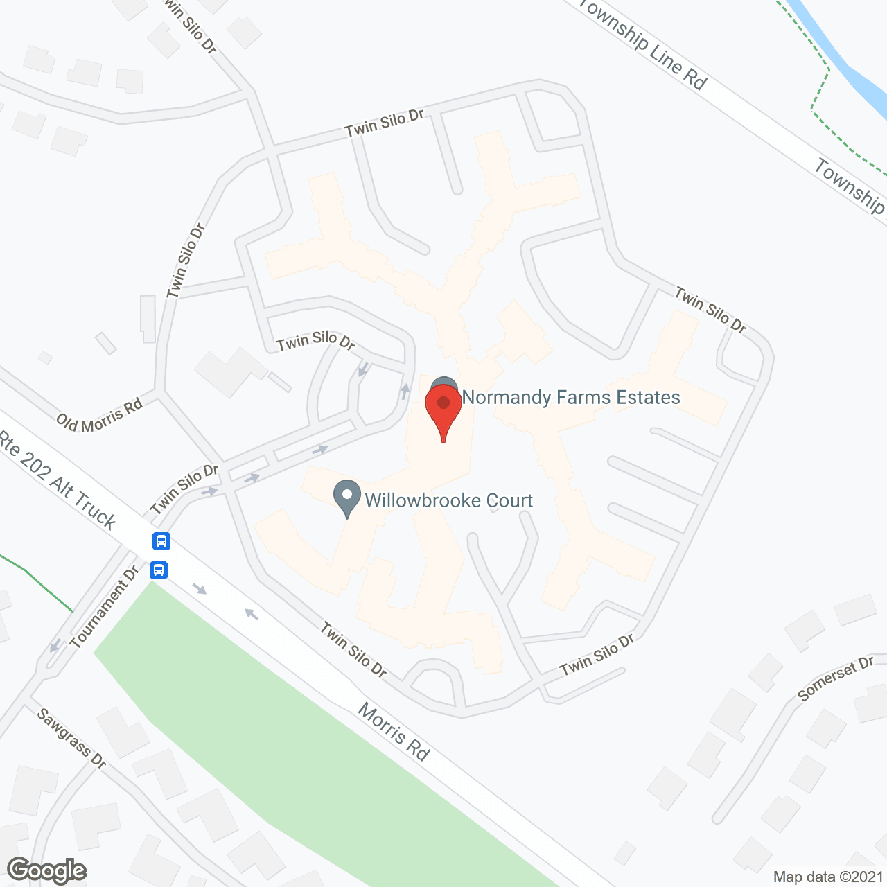 Map of the neighborhood around ACTS Inc
