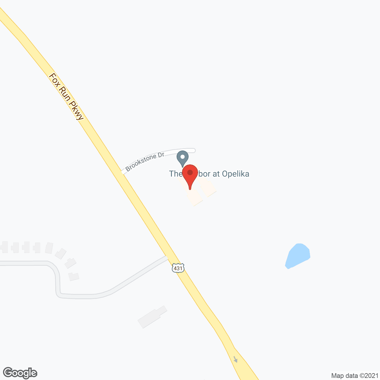 Map of the neighborhood around The Arbor at Opelika