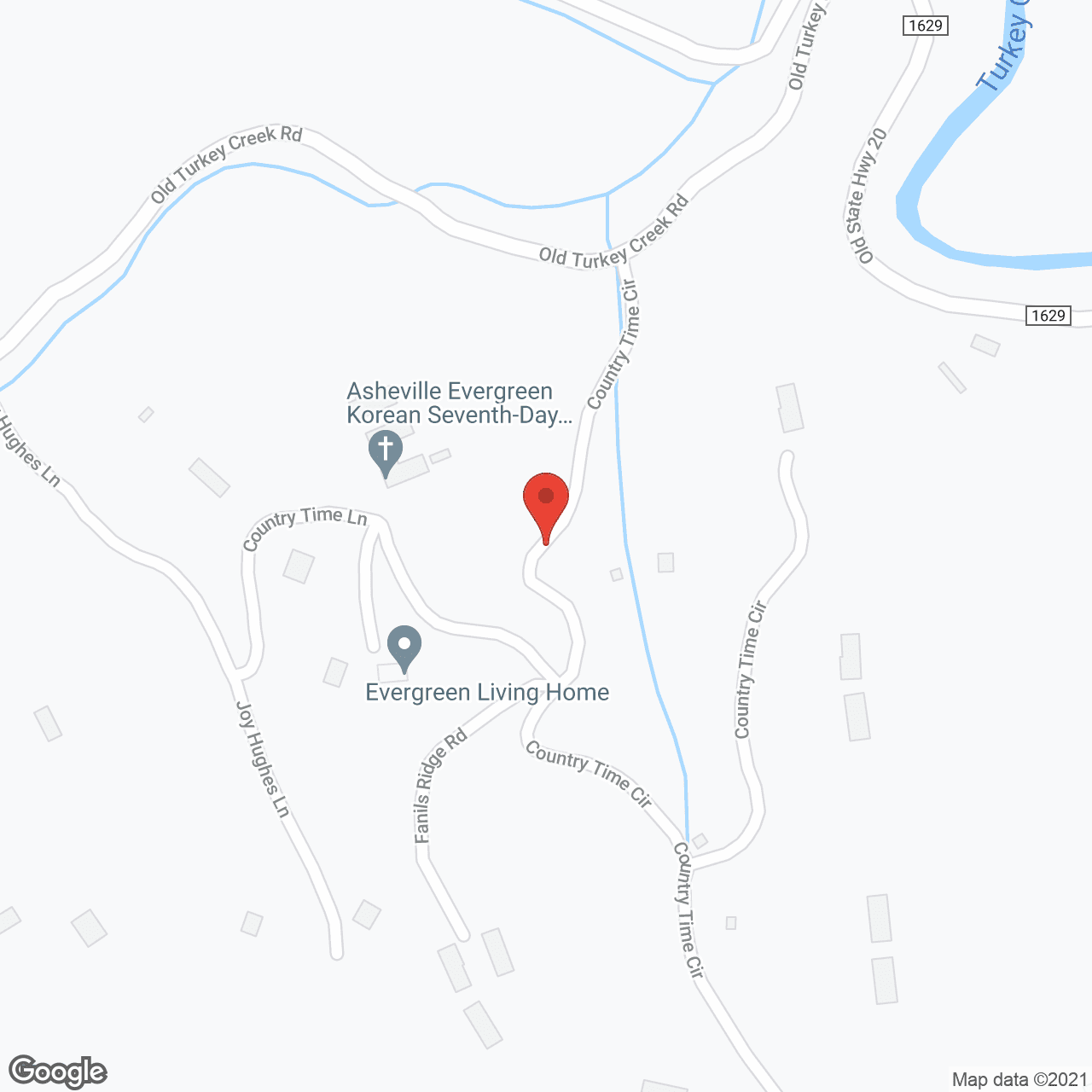 Map of the neighborhood around Serenity Heart Family Care Home