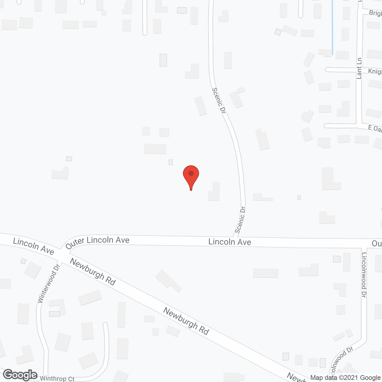 Map of the neighborhood around Walnut Creek Alzheimer's Special Care Center