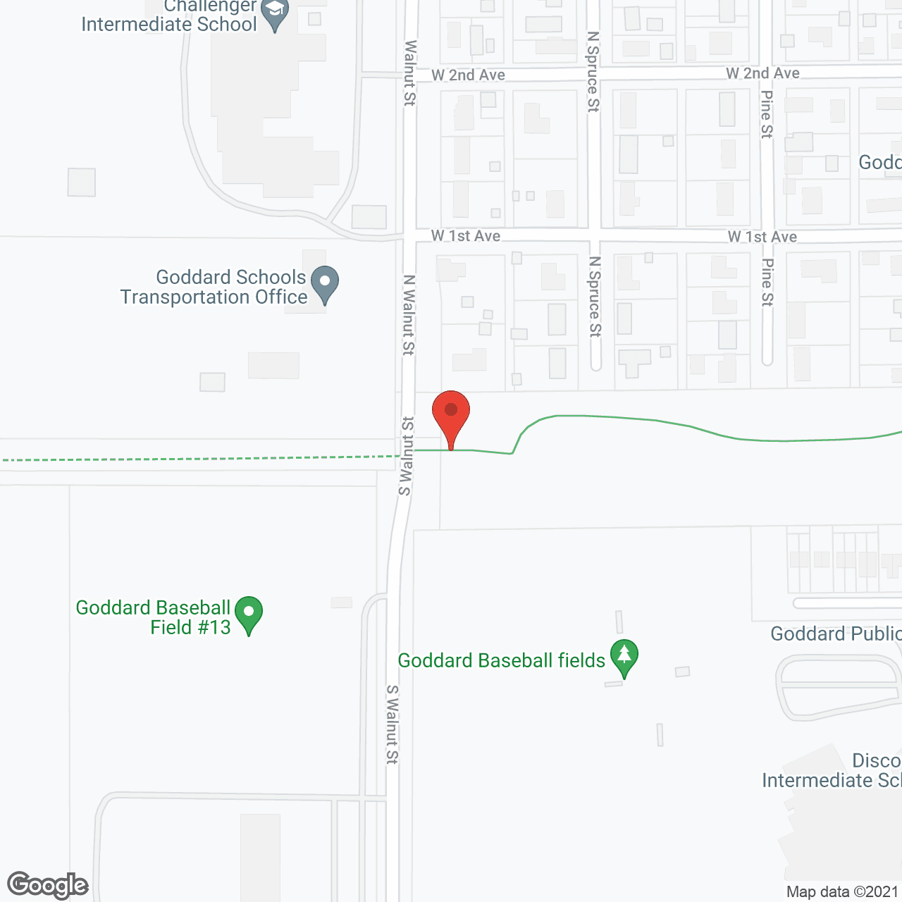 Map of the neighborhood around Dove Estates Senior Living