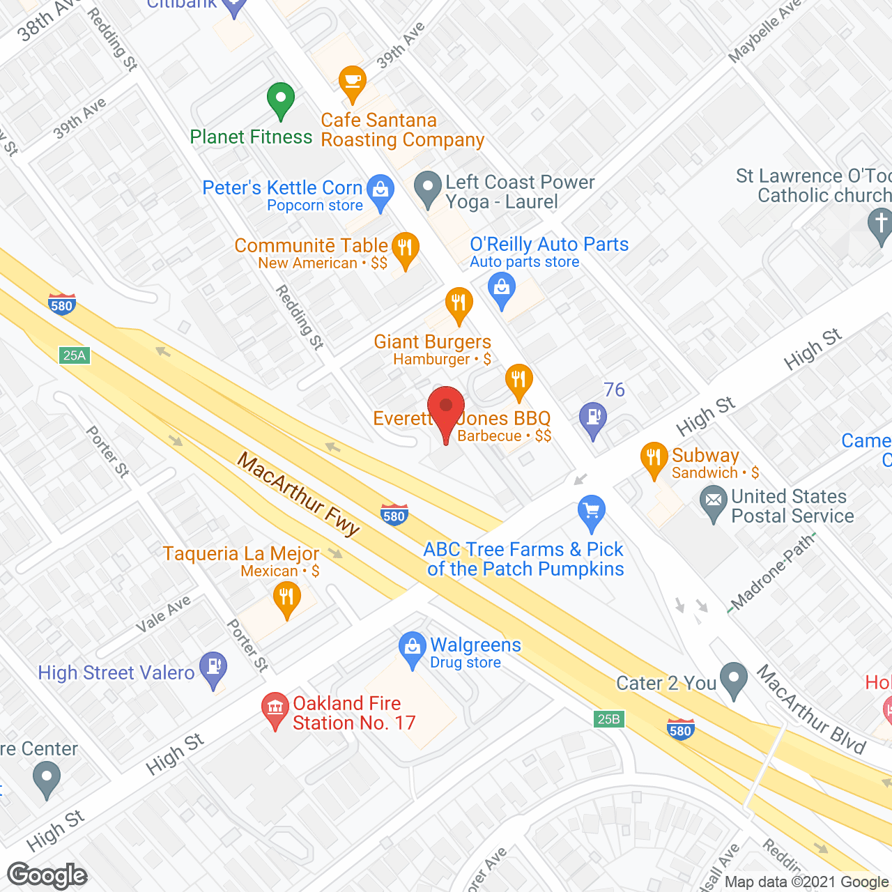 Map of the neighborhood around J and C Care Center, LLC