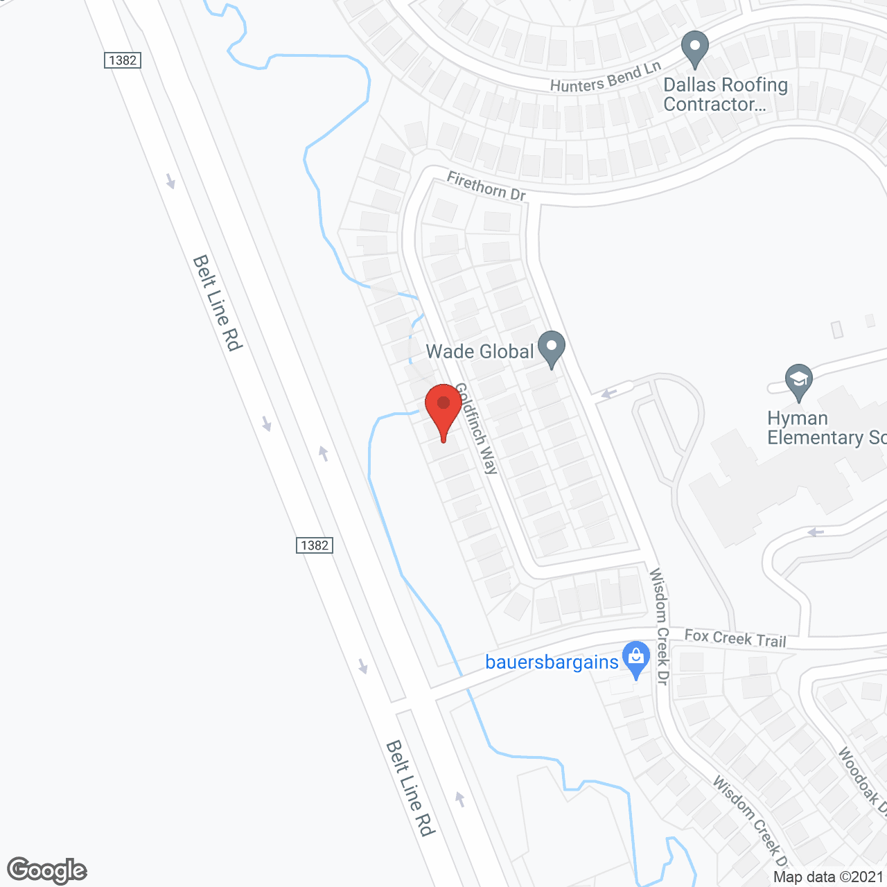 Map of the neighborhood around Jae's House of Hope, LLC