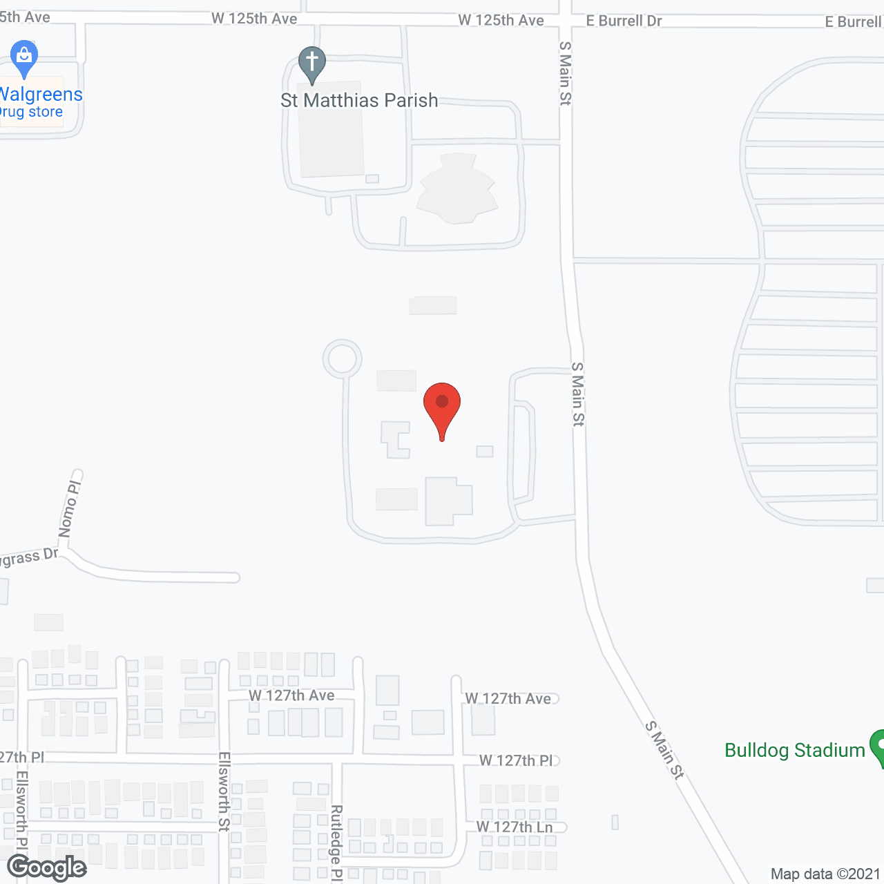 Map of the neighborhood around Ignite Medical Resort Crown Point