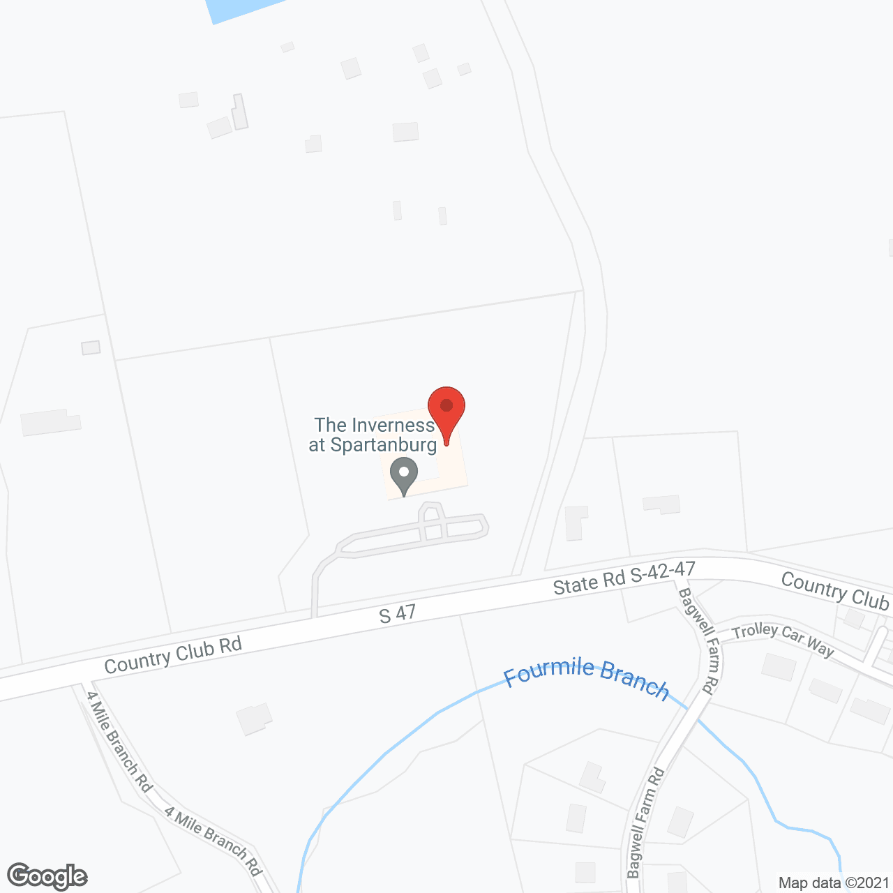 Map of the neighborhood around ParkPlace At Spartanburg