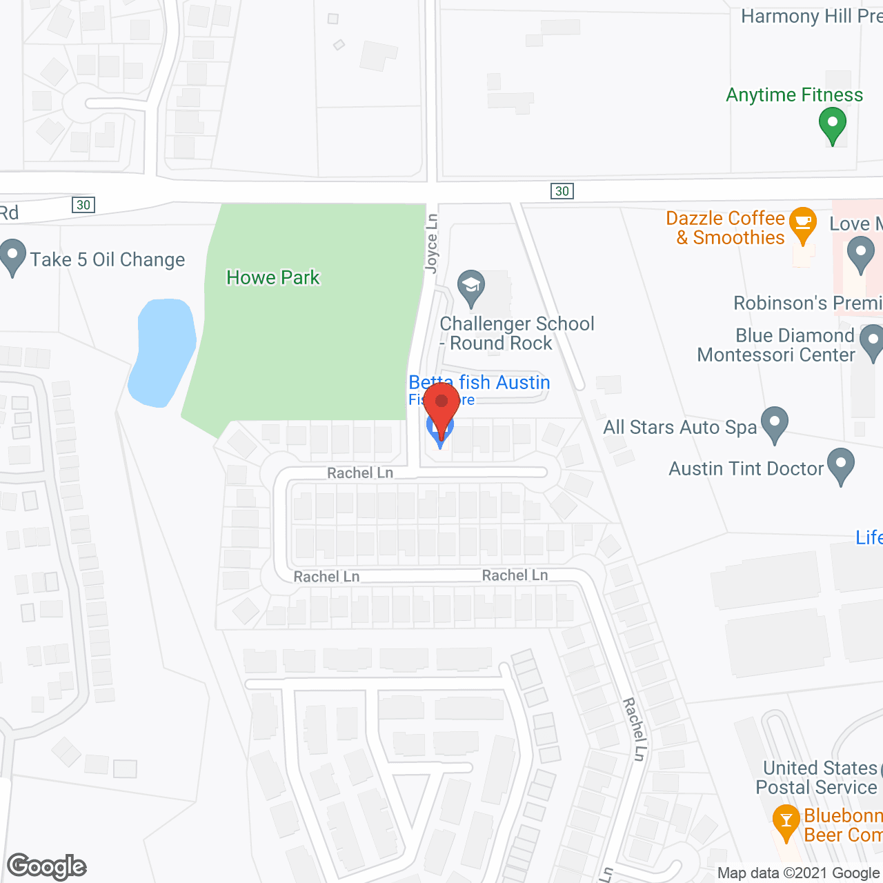 Map of the neighborhood around Saint Mary's Assisted Living Facility