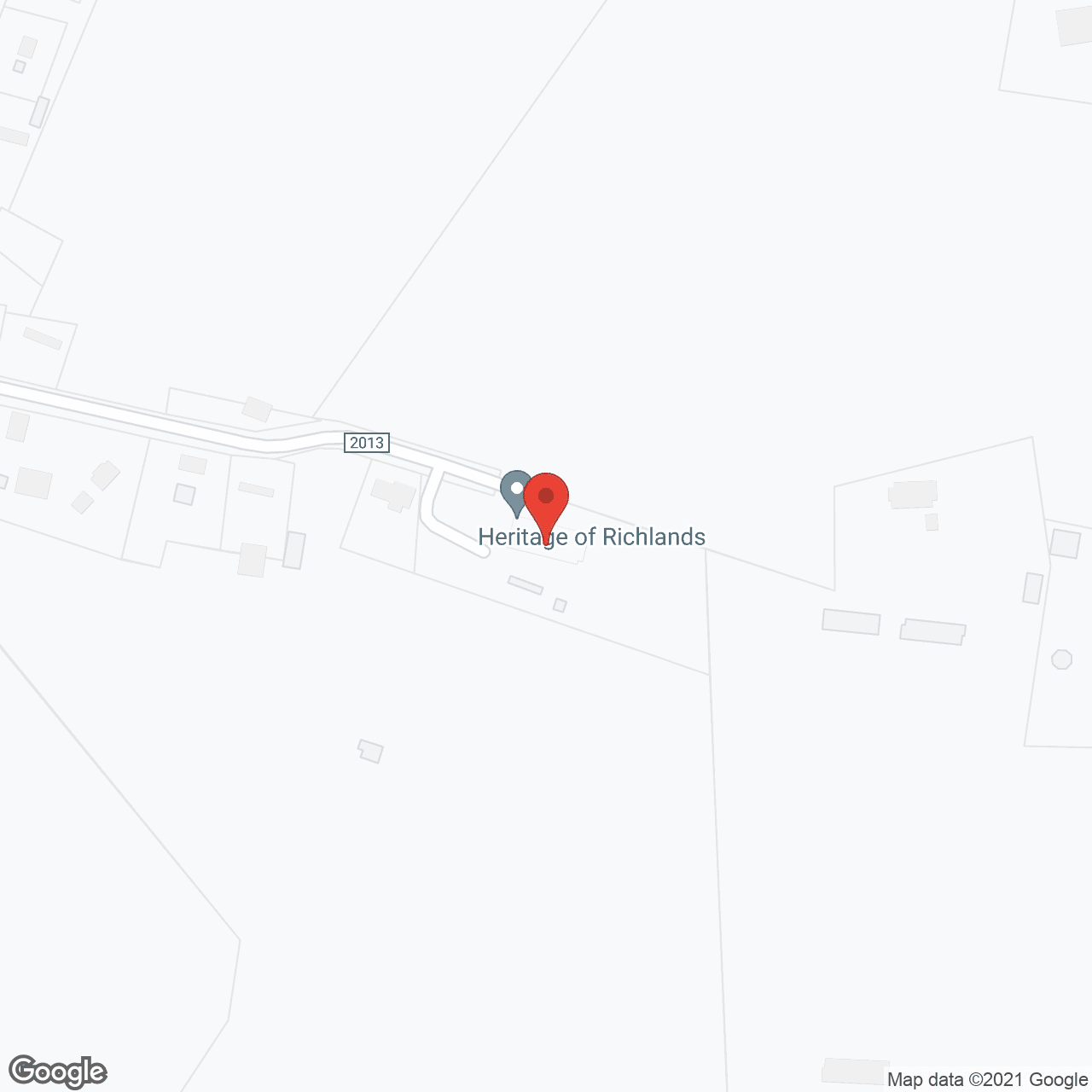 Map of the neighborhood around Heritage Care of Richlands